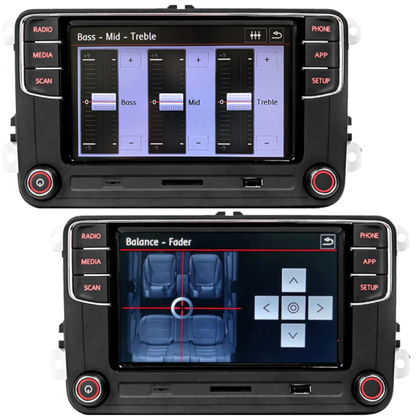 Equalizer radio screen