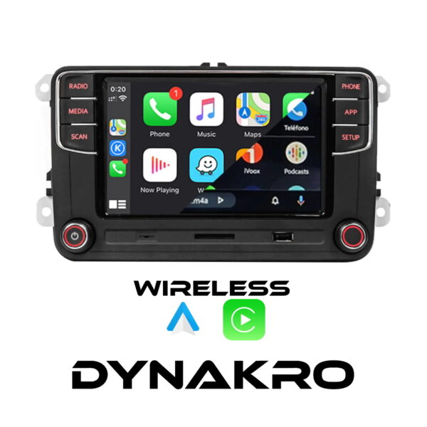 Dynakro Wireless Android Auto/Carplay Head Unit