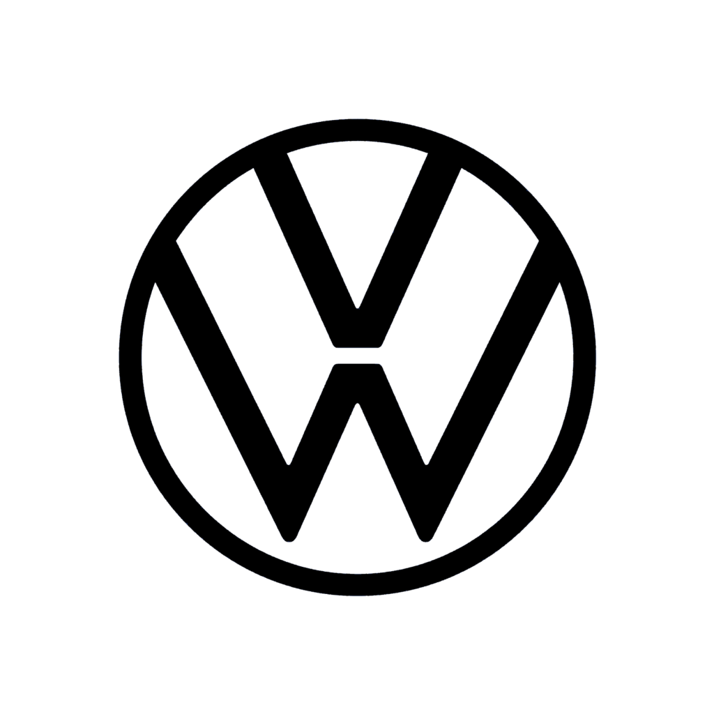 Volkswagen logo in black